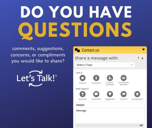 Let's Talk customer service tool: Do you have questions 